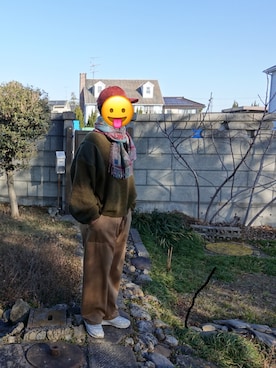 きいろ。さん（メンズ・178cm）の冬コーディネート