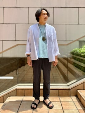 「417 EDIFICE」｜「アイテム（アクセサリー）」を使った、MASAさん（メンズ・183cm）の春コーディネート