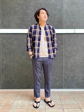 「417 EDIFICE」｜「アイテム（アクセサリー）」を使った、MASAさん（メンズ・183cm）の春コーディネート