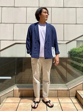 「Teva（テバ）のアイテム」を使った、MASAさん（メンズ・183cm）の春コーディネート