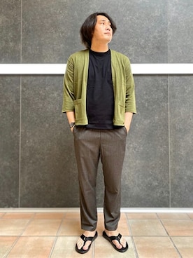 「Teva（テバ）のアイテム」を使った、MASAさん（メンズ・183cm）の夏コーディネート