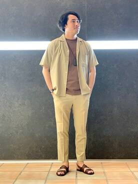 「417 EDIFICE」｜「アイテム（アクセサリー）」を使った、MASAさん（メンズ・183cm）の夏コーディネート