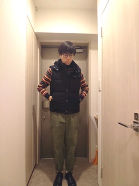 「BLISS POINT（ブリスポイント）のアイテム（ジャケット/アウター）」を使った、wataridori428さん（メンズ・176cm）の秋コーディネート