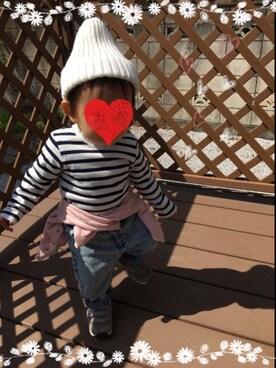 marimoさん（キッズ・80cm）の春コーディネート