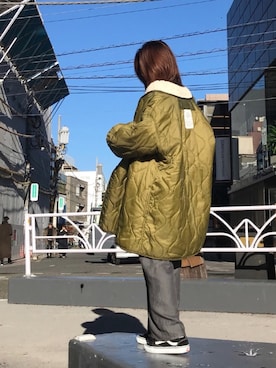 「キルティングコート」｜perkyroom_maiko.808さん（レディース・157cm）の冬コーディネート