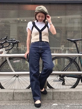 「TAN（タン）のアイテム」を使った、perkyroom_maiko.808さん（レディース・157cm）の春コーディネート