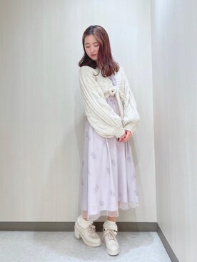 ワンピース ドレス チュール コーディネート Zozotown