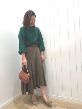 「andemiu」｜ayameさん（レディース・156cm）の秋コーディネート