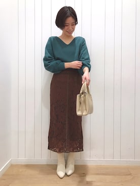 ayameさん（レディース・157cm）の冬コーディネート