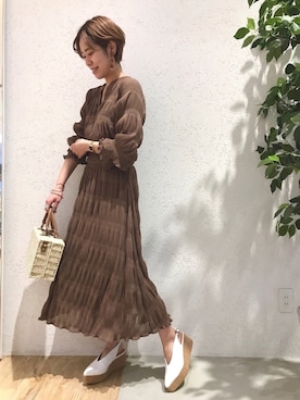 「andemiu」｜ayameさん（レディース・157cm）の春コーディネート