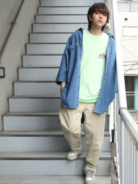 BOYSHEさん(レディース・163cm)の夏コーディネート