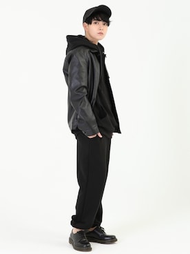 「BOYSHE（ボーイシー）のアイテム（帽子）」を使った、BOYSHEさん（レディース・163cm）の秋コーディネート