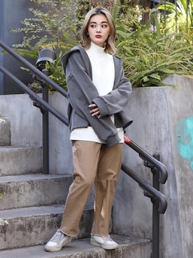 BOYSHEさん（レディース・160cm）の冬コーディネート