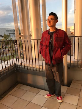 U-ki Mizutaniさん（メンズ・178cm）の秋コーディネート