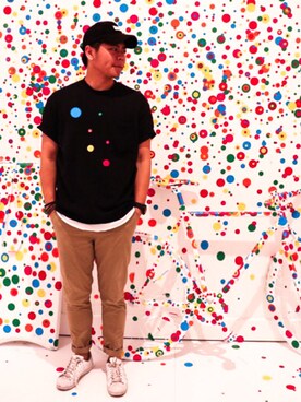 「UNKNOWN.（アンノウン）のアイテム（帽子）」を使った、Legend Chenさん（メンズ・175cm）の秋コーディネート