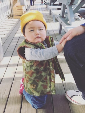 ruuuukunさん（キッズ・70cm）の春コーディネート