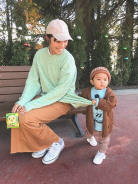 ruuuukunさん（キッズ・70cm）の秋コーディネート