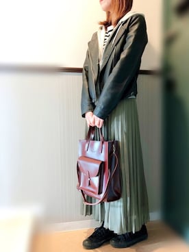 「Luz Llena (philter)（ラズレナ　フィルター）のアイテム」を使った、aiさん（レディース・159cm）の秋コーディネート