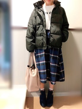 「Balancoire（ブランコアール）のアイテム」を使った、aiさん（レディース・159cm）の冬コーディネート