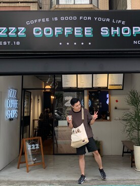 「A land（エーランド）のアイテム」を使った、chさん（メンズ・170cm）の春コーディネート