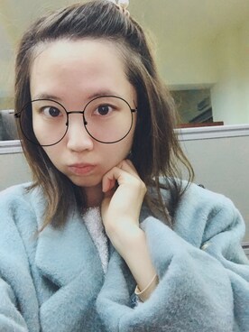 「Supreme.La.La.（シュープリームララ）のアイテム（ダウンジャケット/コート）」を使った、ruriiro16さん（レディース・161cm）の秋コーディネート