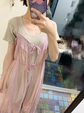 「Another Edition（アナザーエディション）のアイテム（ワンピース/ドレス）」を使った、ruriiro16さん（レディース・160cm）の夏コーディネート