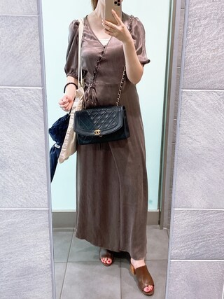 ★値下げ★FRAY I.D IPEKERカシュクールサテンワンピース 新作！IPEKERカシュクールサテンワンピース | FRAY I.D