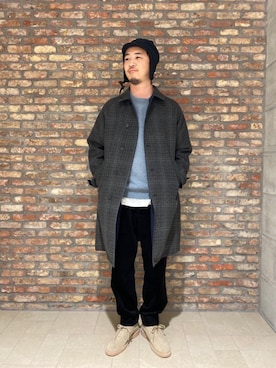 「softcream（ソフトクリーム）のアイテム」を使った、辻　慎也さん（メンズ・183cm）の秋コーディネート