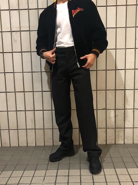 「1017 ALYX 9SM（アリクス）のアイテム（スニーカー）」を使った、Atsu-miさん（メンズ・175cm）の春コーディネート