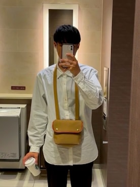 「YAECA」｜「アイテム（その他）」を使った、はや^_^さん（メンズ・179cm）の春コーディネート