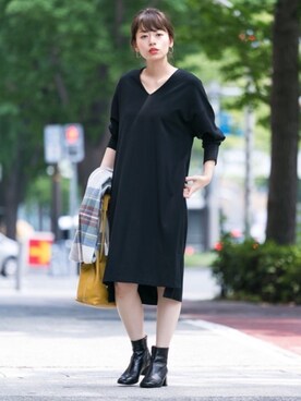 「Vネック」｜ympsanさん（レディース・163cm）の夏コーディネート