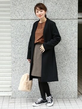 「URBAN RESEARCH Sonny Label（アーバンリサーチサニーレーベル）のアイテム（その他アウター）」を使った、ympsanさん（レディース・163cm）の秋コーディネート