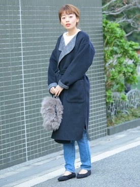 「URBAN RESEARCH Sonny Label（アーバンリサーチサニーレーベル）のアイテム（その他アウター）」を使った、ympsanさん（レディース・163cm）の秋コーディネート
