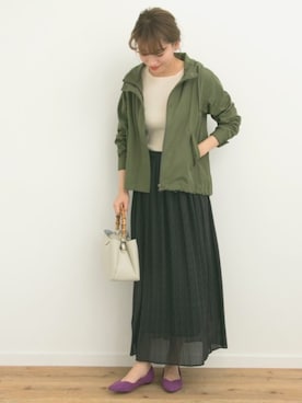 「URBAN RESEARCH Sonny Label（アーバンリサーチサニーレーベル）のアイテム（マウンテンパーカー）」を使った、ympsanさん（レディース・163cm）の冬コーディネート