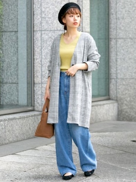 「URBAN RESEARCH Sonny Label（アーバンリサーチサニーレーベル）のアイテム（その他アウター）」を使った、ympsanさん（レディース・164cm）の夏コーディネート