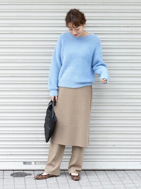 「フェザー」｜「アイテム（バレエシューズ）」を使った、ympsanさん（レディース・164cm）の秋コーディネート