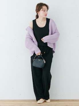 「URBAN RESEARCH Sonny Label（アーバンリサーチサニーレーベル）のアイテム（オールインワン・サロペット）」を使った、ympsanさん（レディース・164cm）の冬コーディネート
