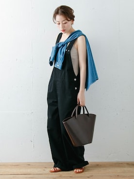 「URBAN RESEARCH Sonny Label（アーバンリサーチサニーレーベル）のアイテム（オールインワン・サロペット）」を使った、ympsanさん（レディース・164cm）の春コーディネート