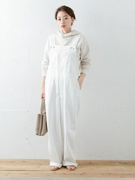 「URBAN RESEARCH Sonny Label（アーバンリサーチサニーレーベル）のアイテム（オールインワン・サロペット）」を使った、ympsanさん（レディース・164cm）の春コーディネート