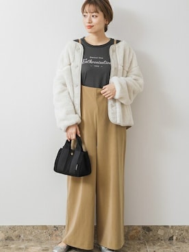 「URBAN RESEARCH Sonny Label（アーバンリサーチサニーレーベル）のアイテム（オールインワン・サロペット）」を使った、ympsanさん（レディース・164cm）の秋コーディネート