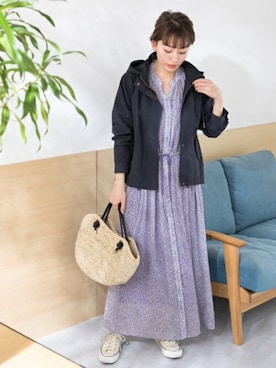 「URBAN RESEARCH Sonny Label（アーバンリサーチサニーレーベル）のアイテム（マウンテンパーカー）」を使った、ympsanさん（レディース・164cm）の冬コーディネート