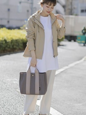 「URBAN RESEARCH Sonny Label（アーバンリサーチサニーレーベル）のアイテム（マウンテンパーカー）」を使った、ympsanさん（レディース・163cm）の冬コーディネート