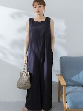 「URBAN RESEARCH Sonny Label（アーバンリサーチサニーレーベル）のアイテム（オールインワン・サロペット）」を使った、ympsanさん（レディース・164cm）の春コーディネート
