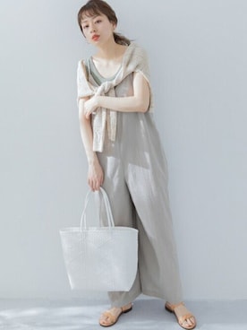 「URBAN RESEARCH Sonny Label（アーバンリサーチサニーレーベル）のアイテム（オールインワン・サロペット）」を使った、ympsanさん（レディース・164cm）の春コーディネート