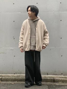 KIKAWAさん（メンズ・165cm）の冬コーディネート