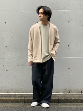 「WELLDER（ウェルダー）のアイテム」を使った、KIKAWAさん（メンズ・165cm）の冬コーディネート