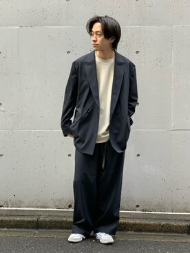 「WELLDER（ウェルダー）のアイテム」を使った、KIKAWAさん（メンズ・165cm）の冬コーディネート