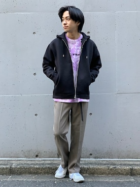 KIKAWAさん（メンズ・165cm）の冬コーディネート