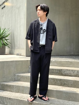 「417 EDIFICE（フォーワンセブンエディフィス）のアイテム（財布/小物）」を使った、KIKAWAさん（メンズ・165cm）の夏コーディネート
