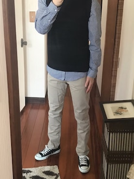 山参さん(メンズ・180cm)の春コーディネート